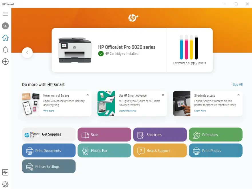 app home page